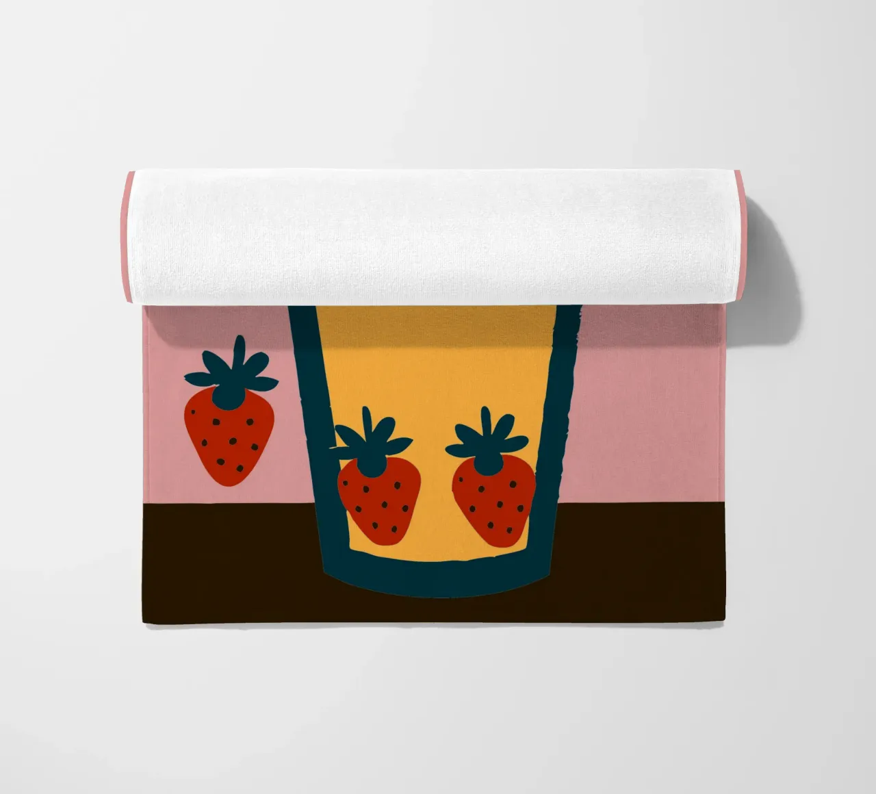 Succo e fragola telo mare da TRENDY POSTER SHOP