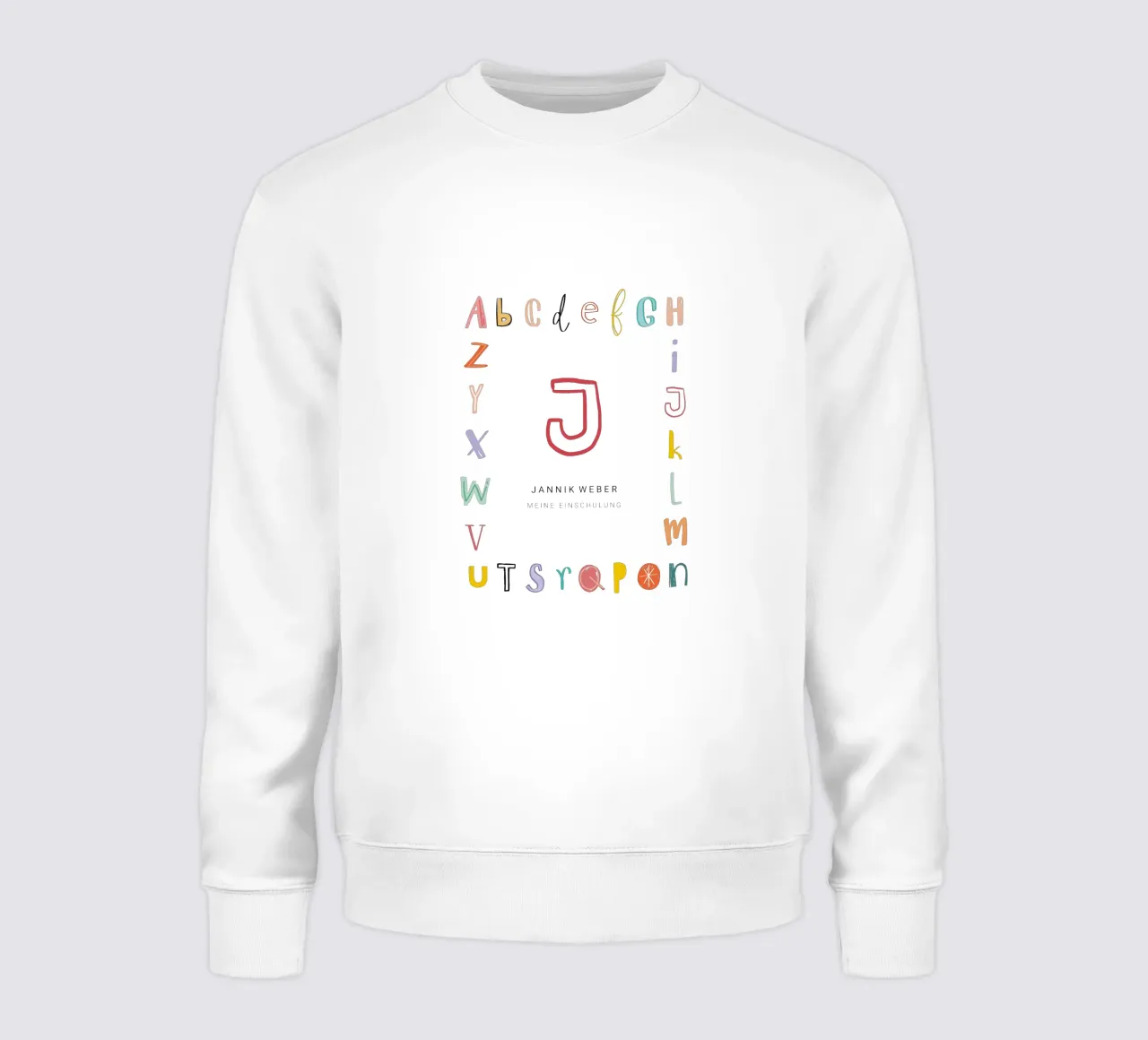 Alphabet felpa da Kartenliebe