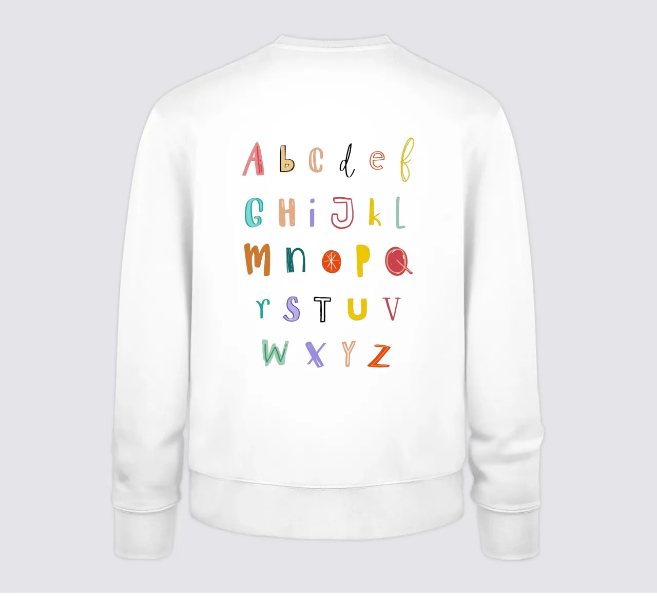 Alphabet felpa da Kartenliebe