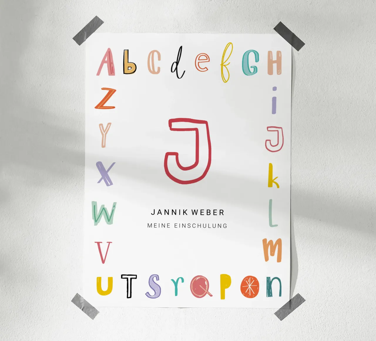 Alphabet poster da Kartenliebe