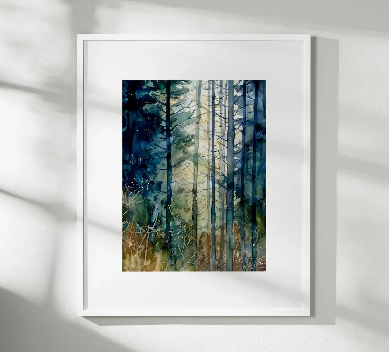 Waar de schaduwen het licht vasthouden hahnemühle van Luke Wilder Studio