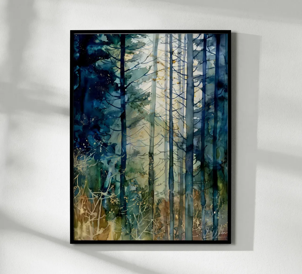 Waar de schaduwen het licht vasthouden hahnemühle van Luke Wilder Studio