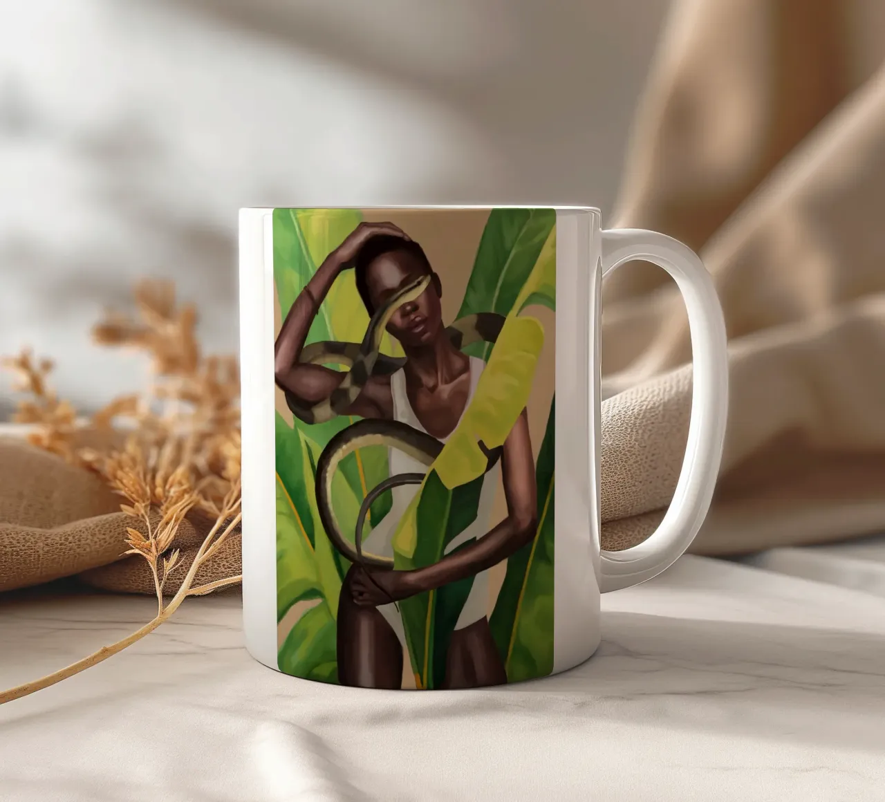 Into the Green tazza in ceramica da Nadjaa
