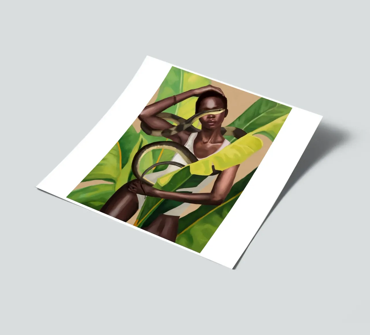 Into the Green stickervel van Nadjaa
