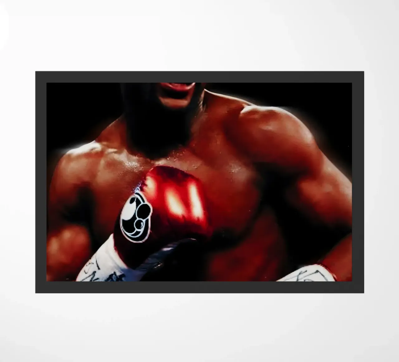 Floyd Mayweather zerbino da Low poly art