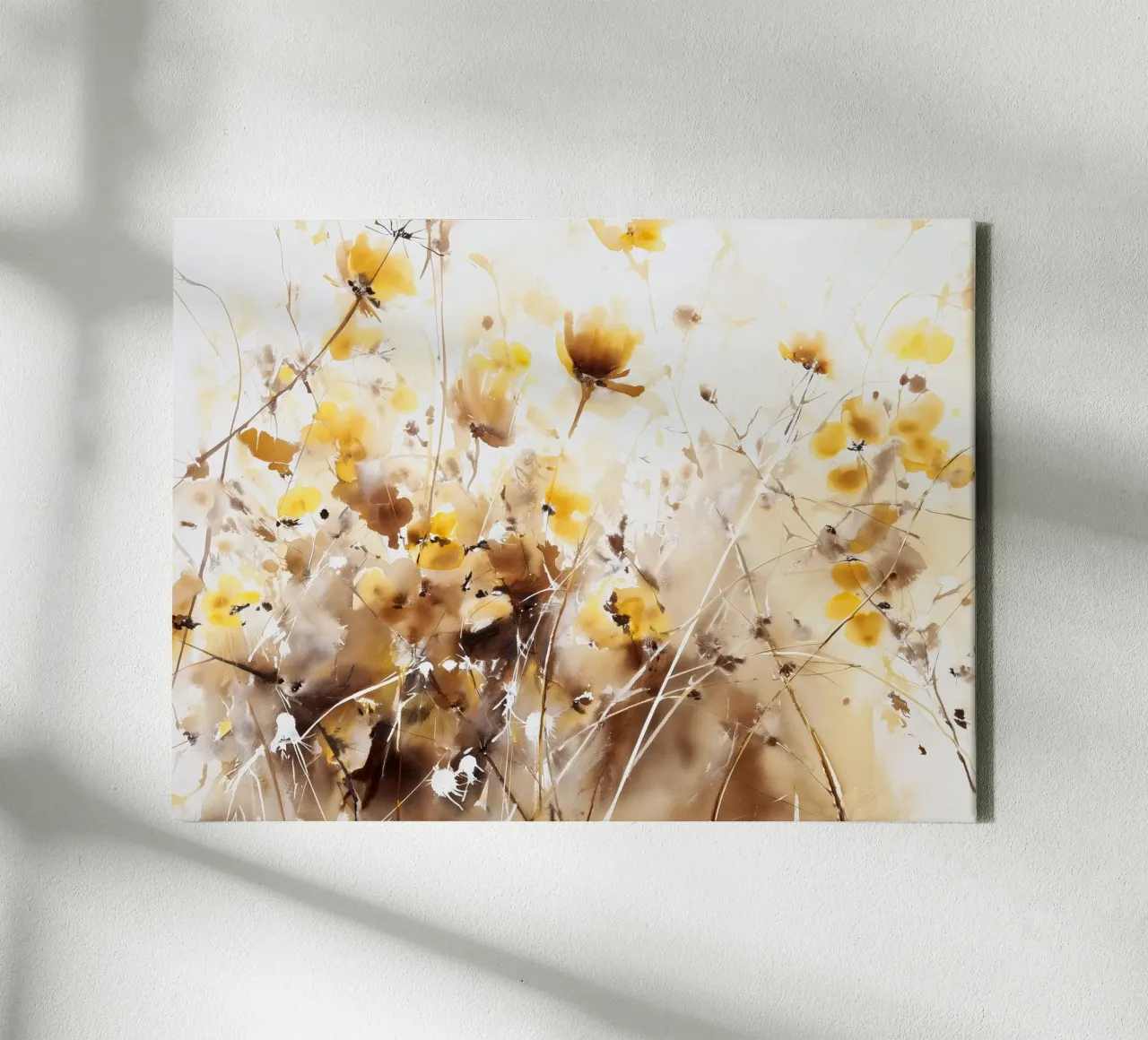Golden Reverie canvas met Baklijst van Sophia Calder Studio