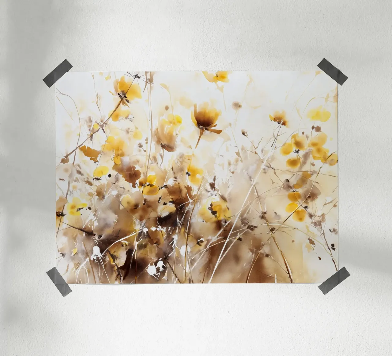 Golden Reverie hahnemühle by Sophia Calder Studio