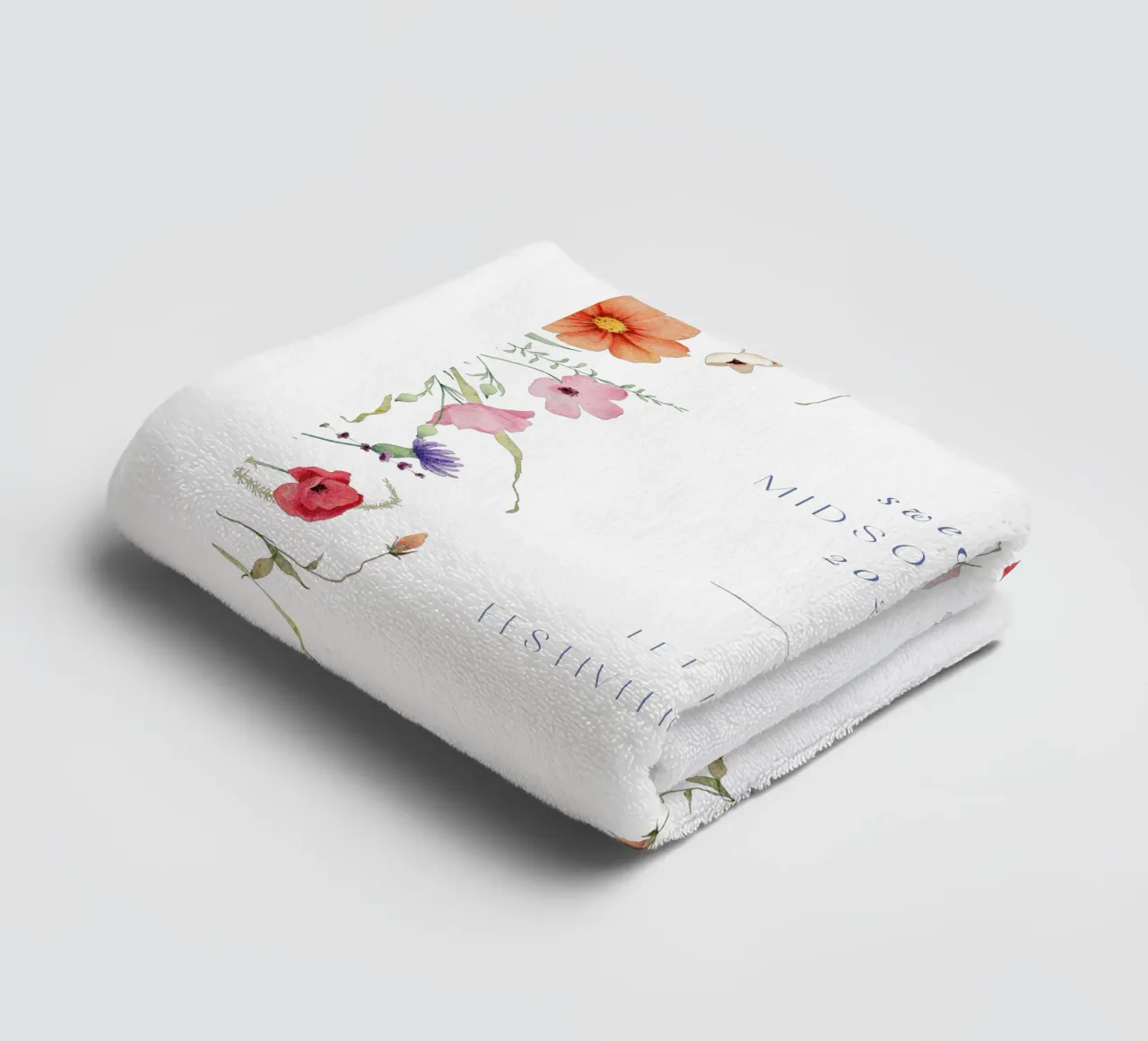 Midsommar badhanddoek van Kartenliebe