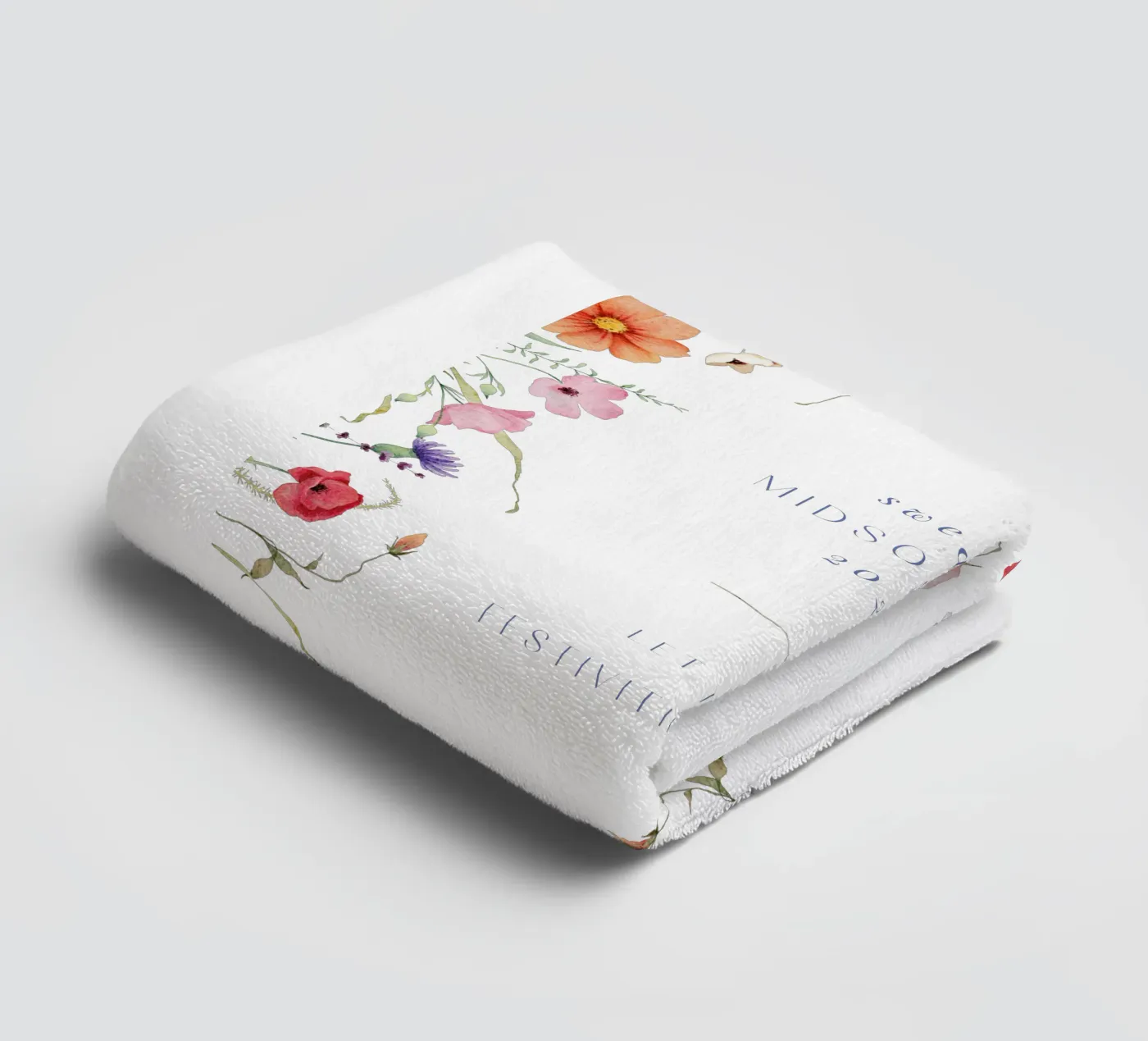 Midsommar badhanddoek van Kartenliebe