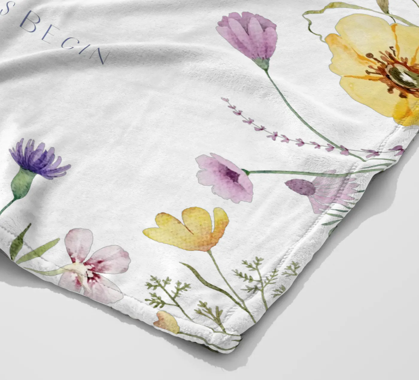 Midsommar fleece blanket by Kartenliebe