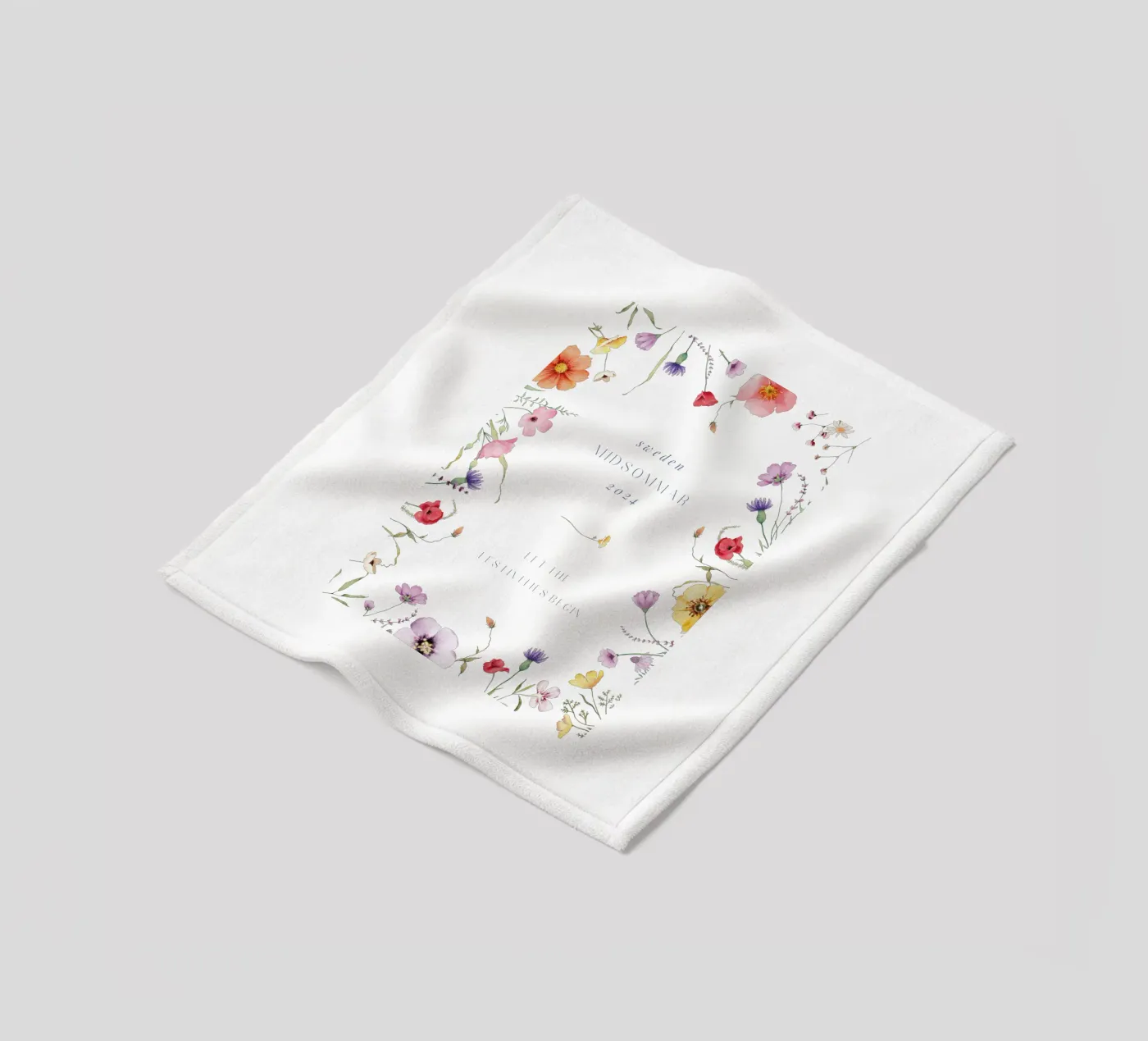 Midsommar Fleecedecke von Kartenliebe