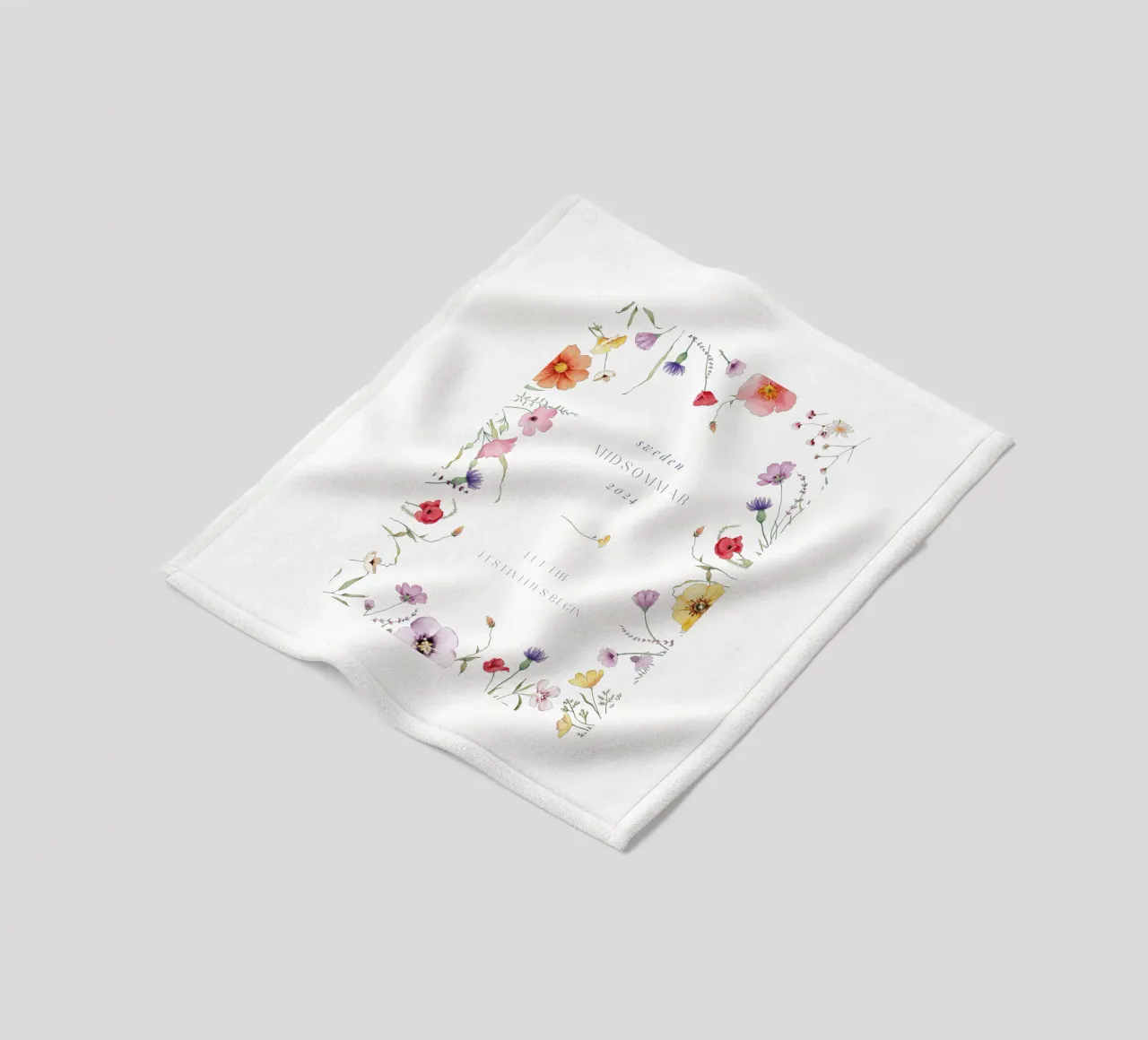 Midsommar Fleecedecke von Kartenliebe