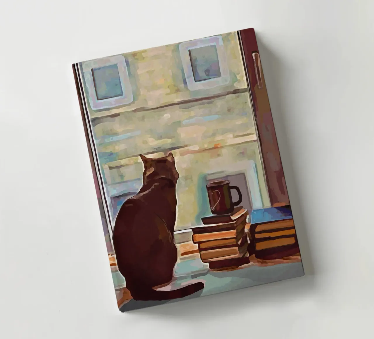 Cat In The Window notebook by Nadjaa