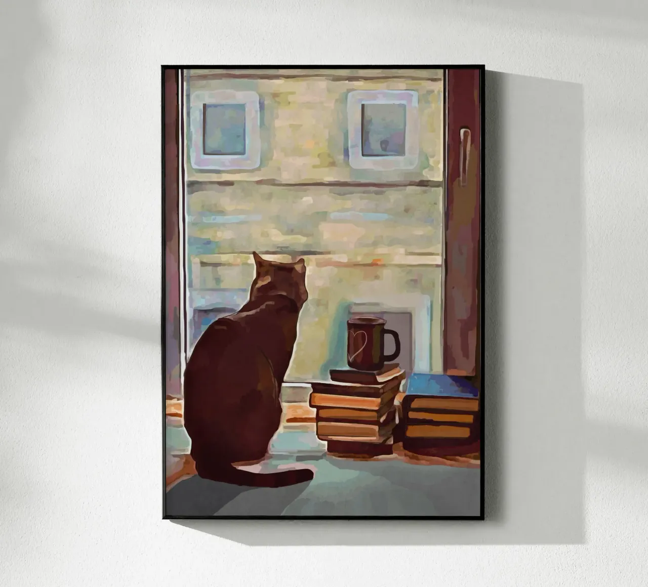 Cat In The Window plexiglass da Nadjaa