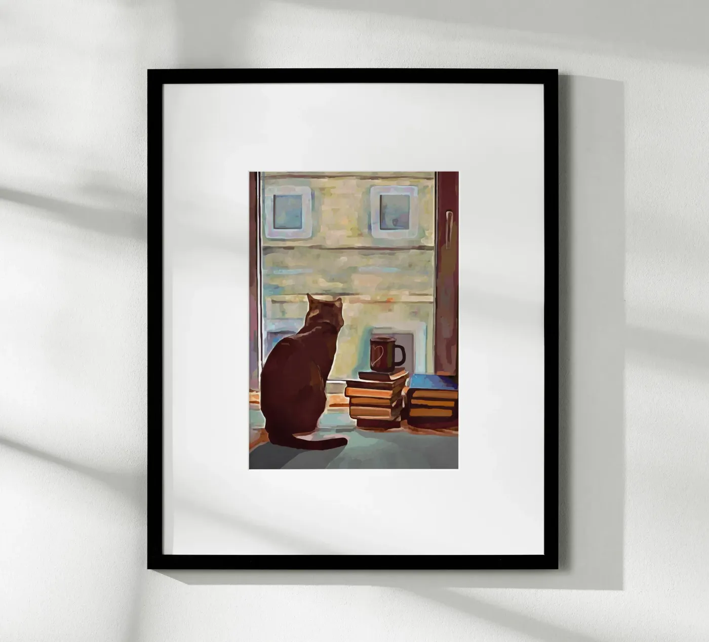 Cat In The Window poster da Nadjaa