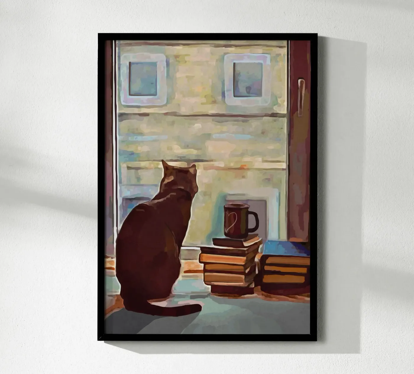 Cat In The Window poster da Nadjaa