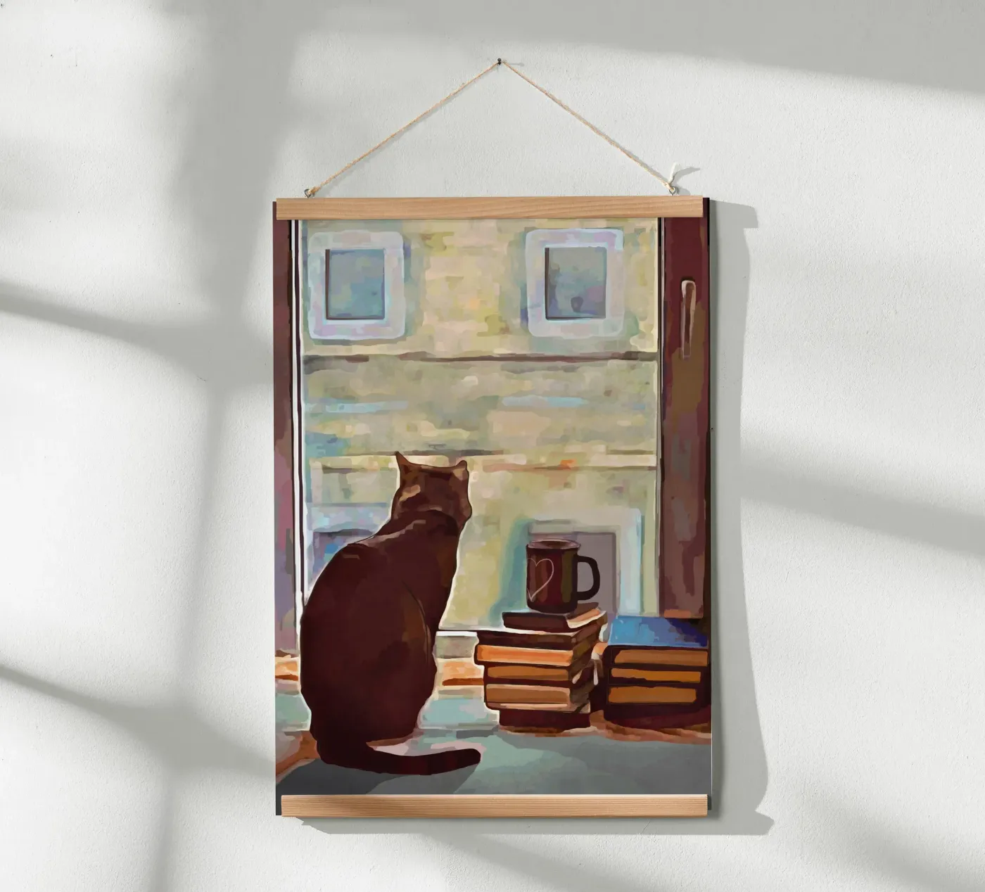 Cat In The Window poster da Nadjaa