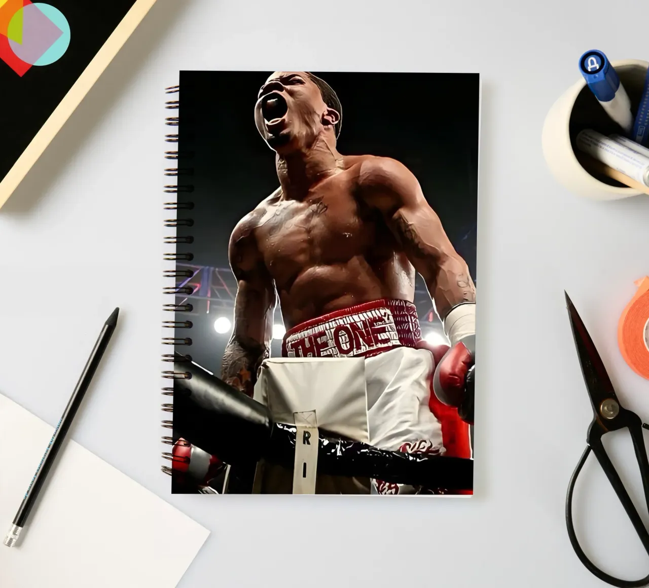 Gervonta Davis Ringbuch von Low poly art