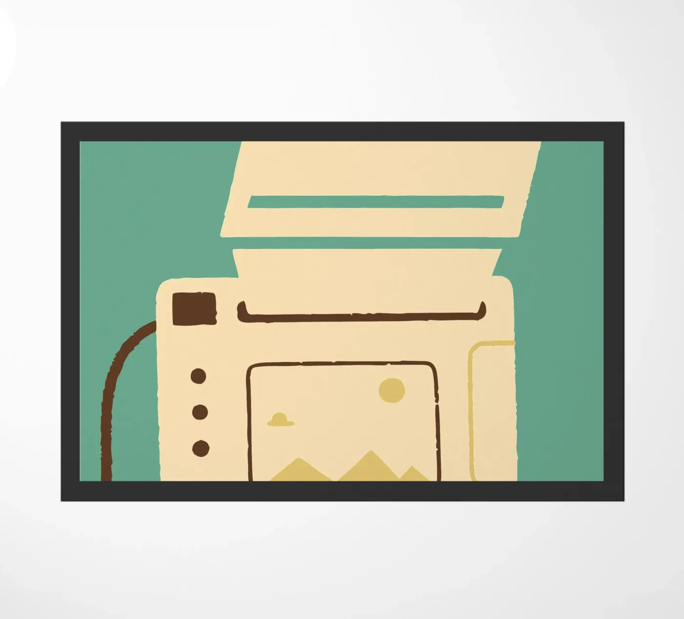 Camera Photography doormat by TRENDY POSTER SHOP