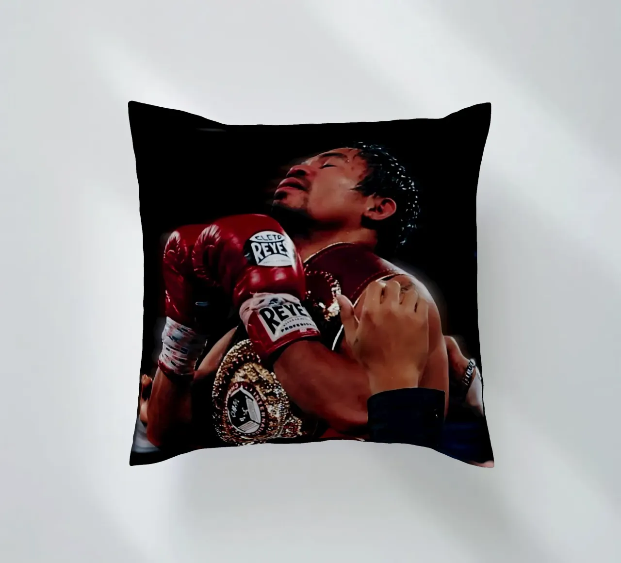 Manny Pacquiao cuscino da Low poly art