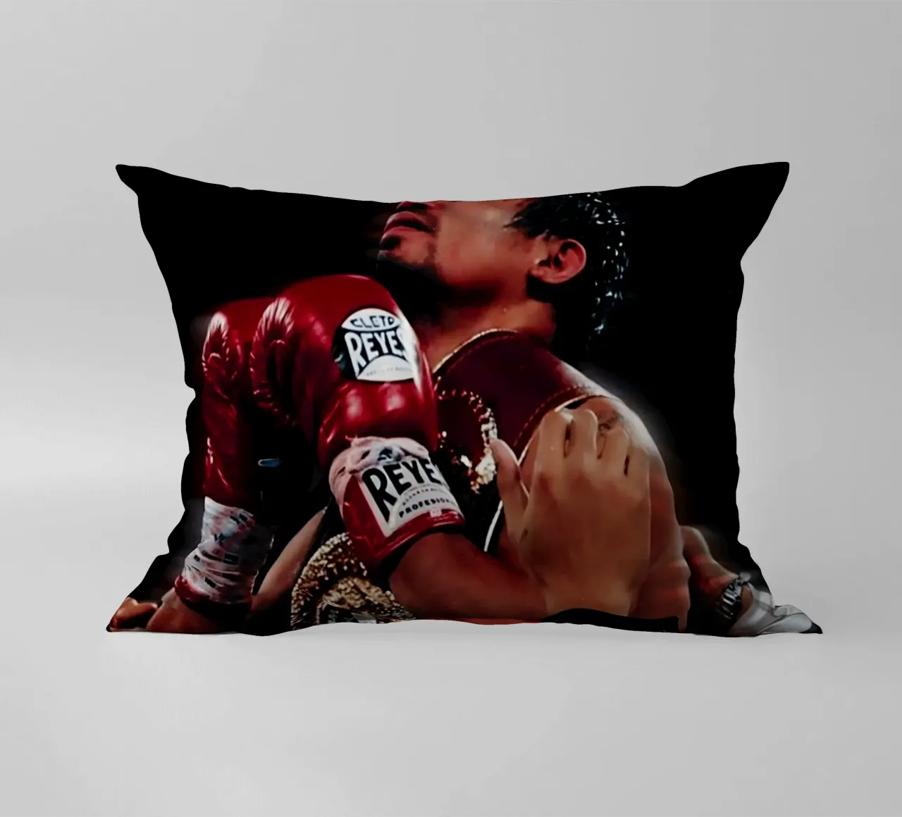 Manny Pacquiao cuscino da Low poly art