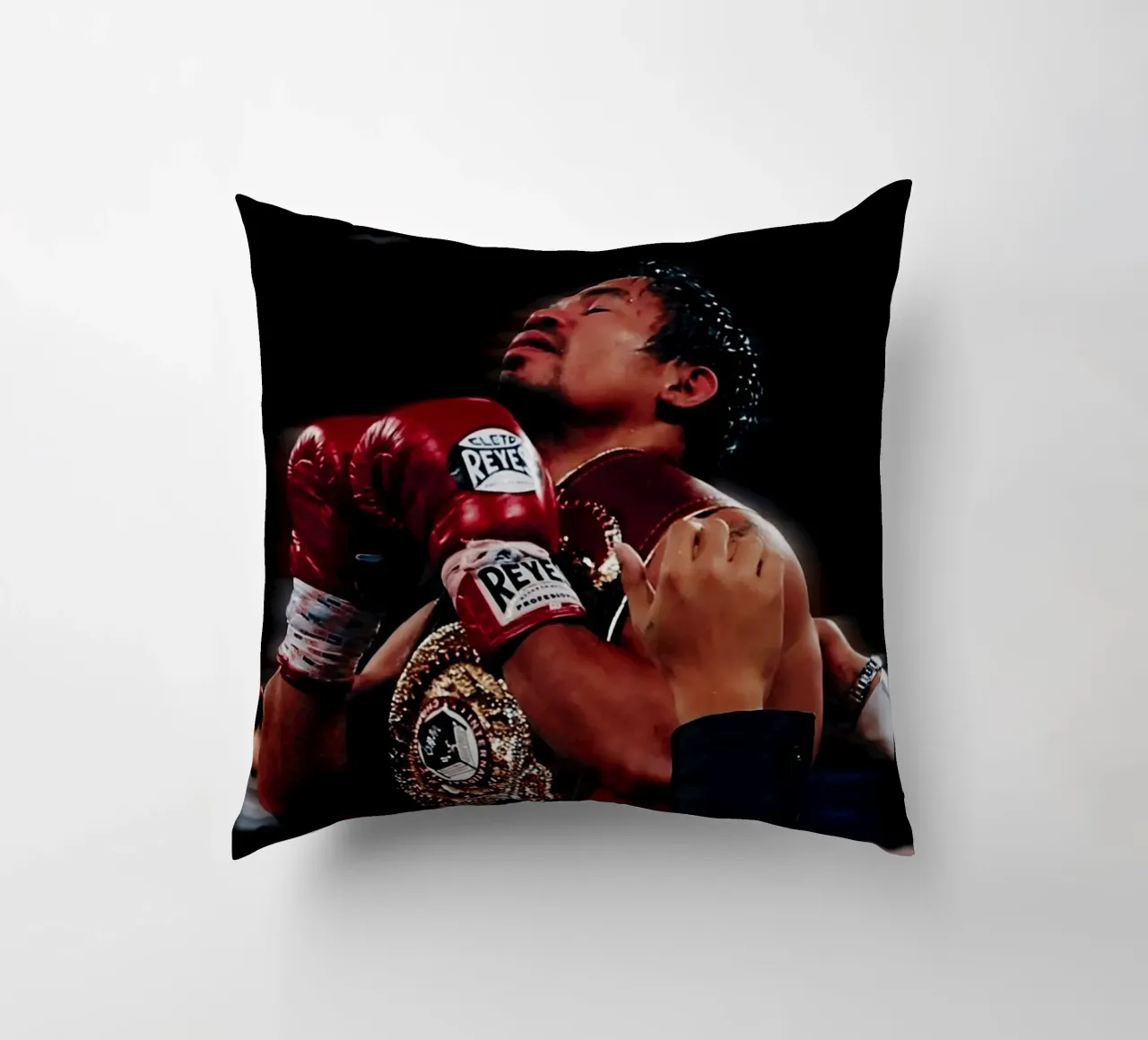 Manny Pacquiao cuscino da Low poly art