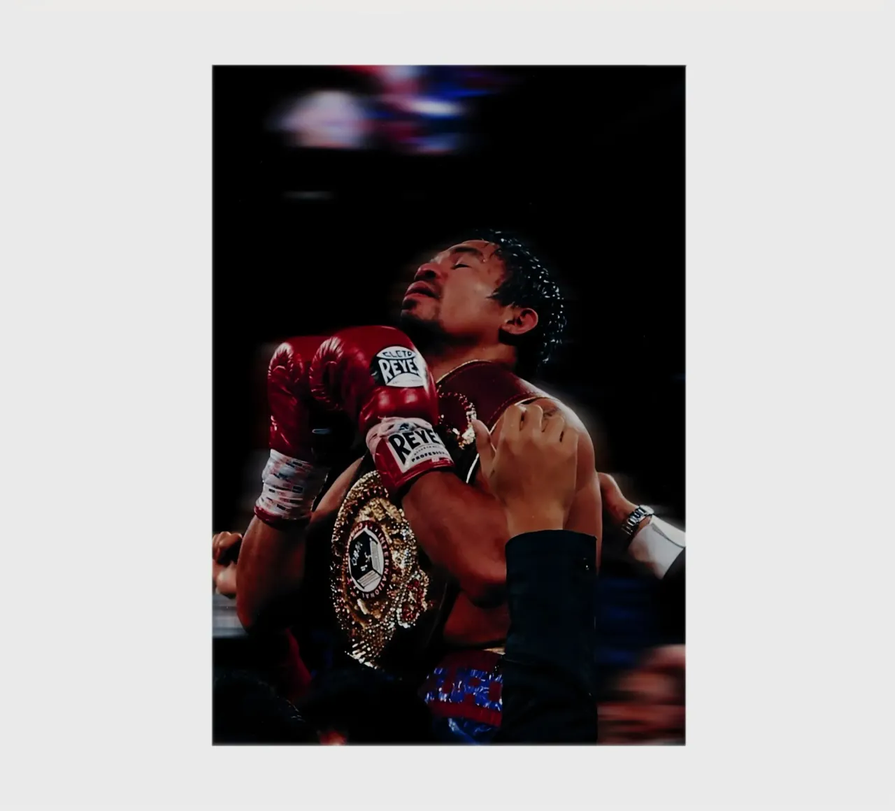 Manny Pacquiao notebook by Low poly art