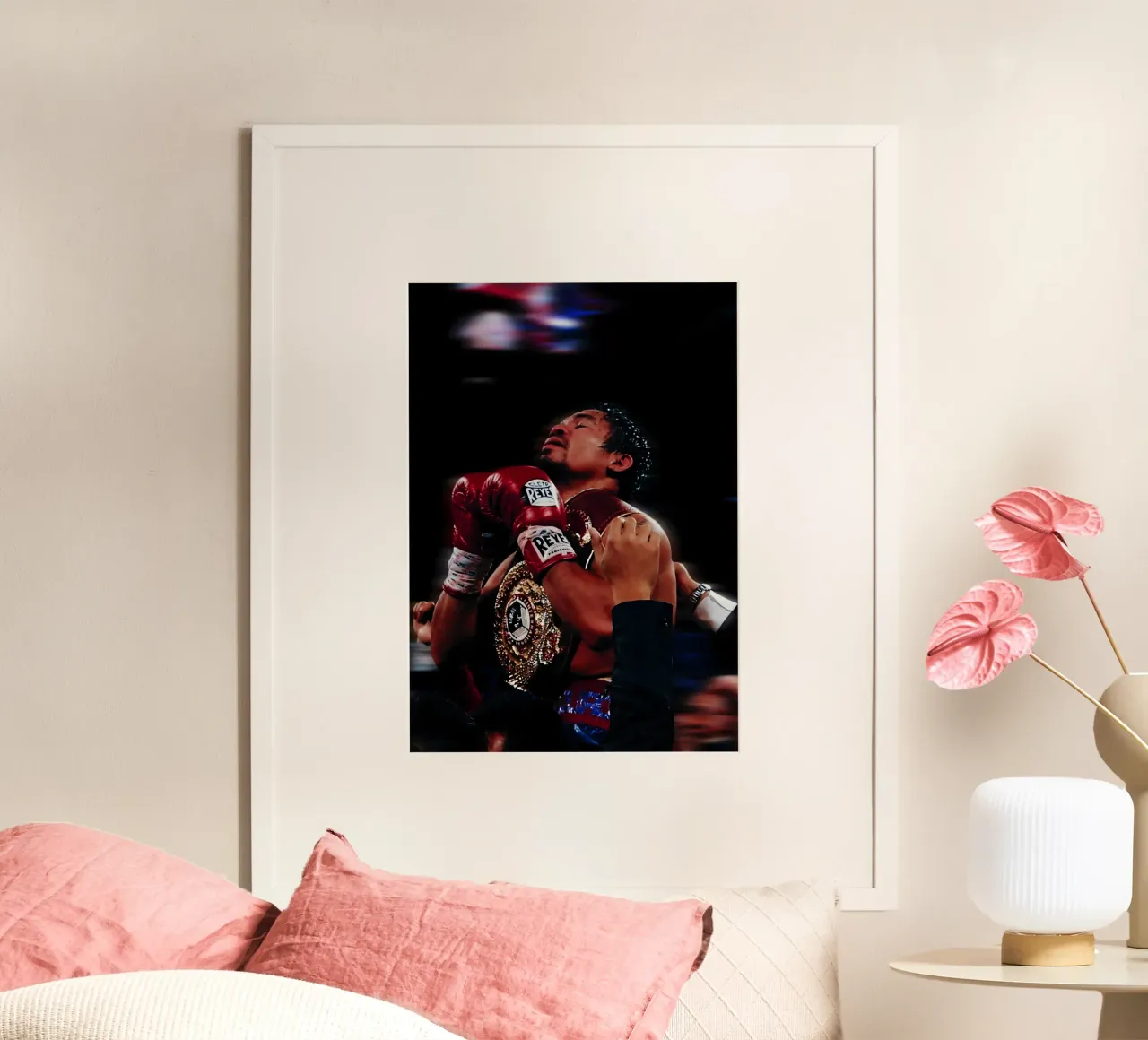 Manny Pacquiao carta hahnemühle da Low poly art