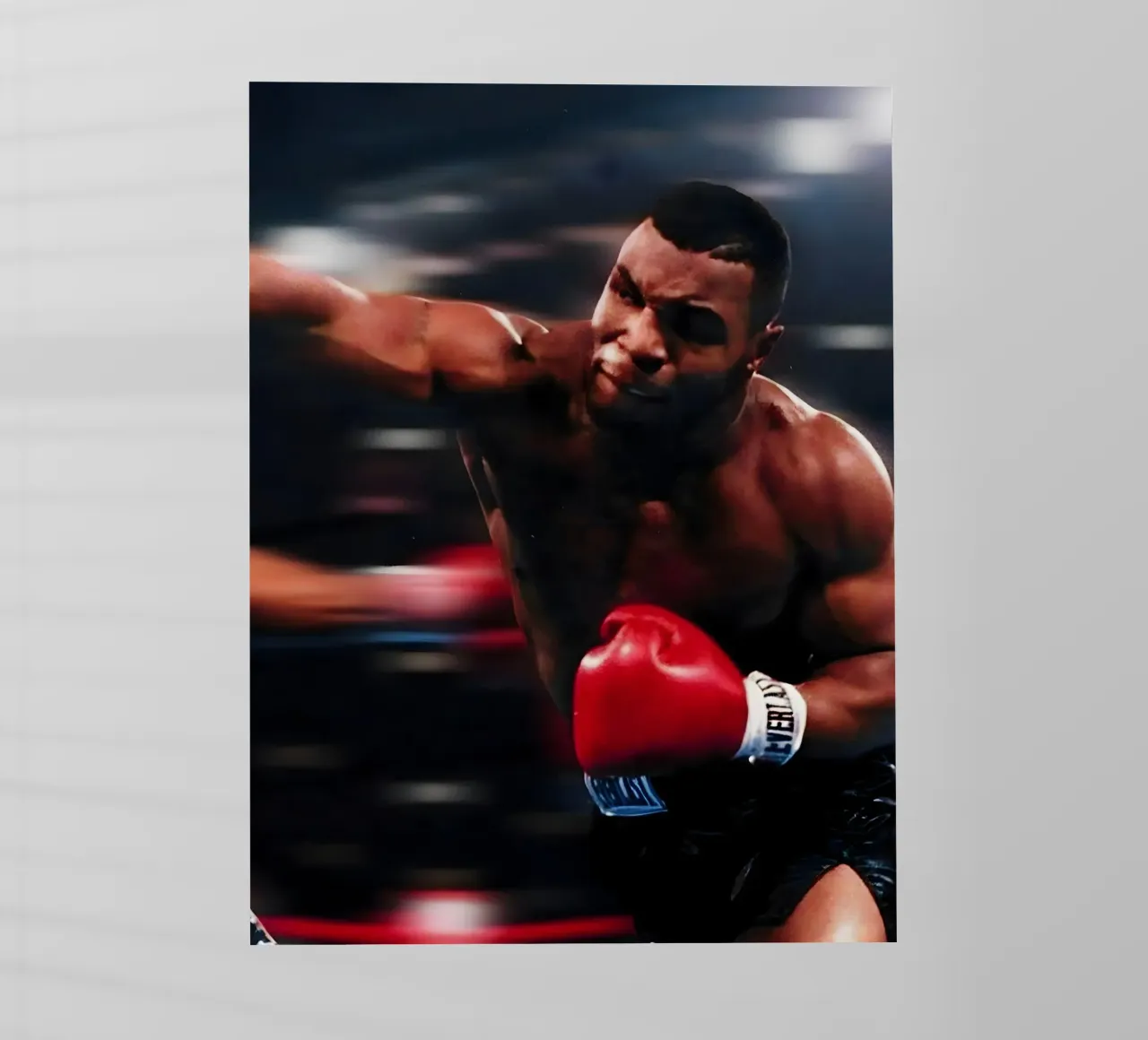 "Mike Tyson pellicola backlit da Low poly art