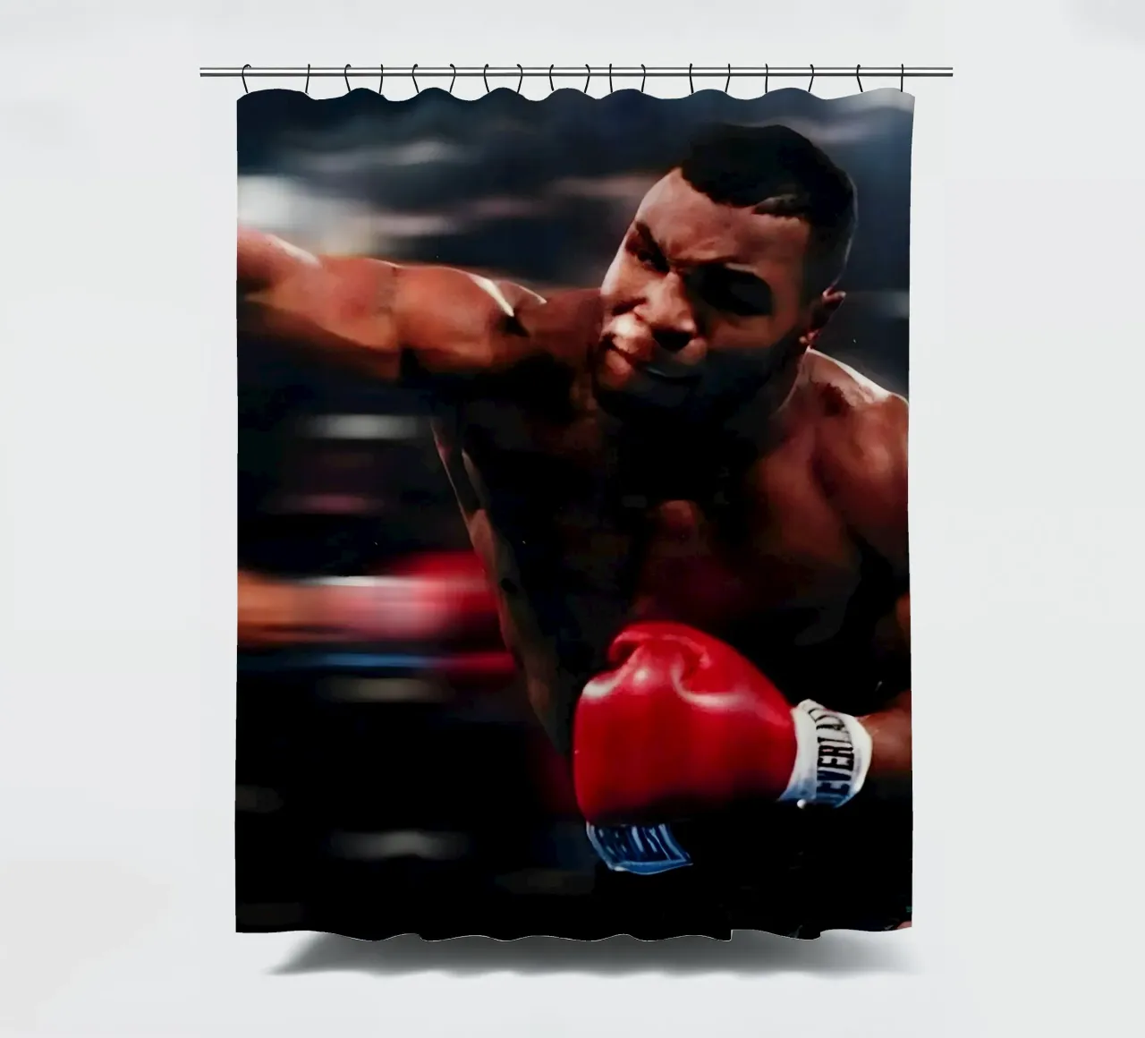 "Mike Tyson tenda da doccia da Low poly art