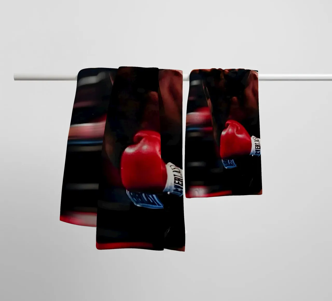 "Mike Tyson asciugamano da bagno da Low poly art