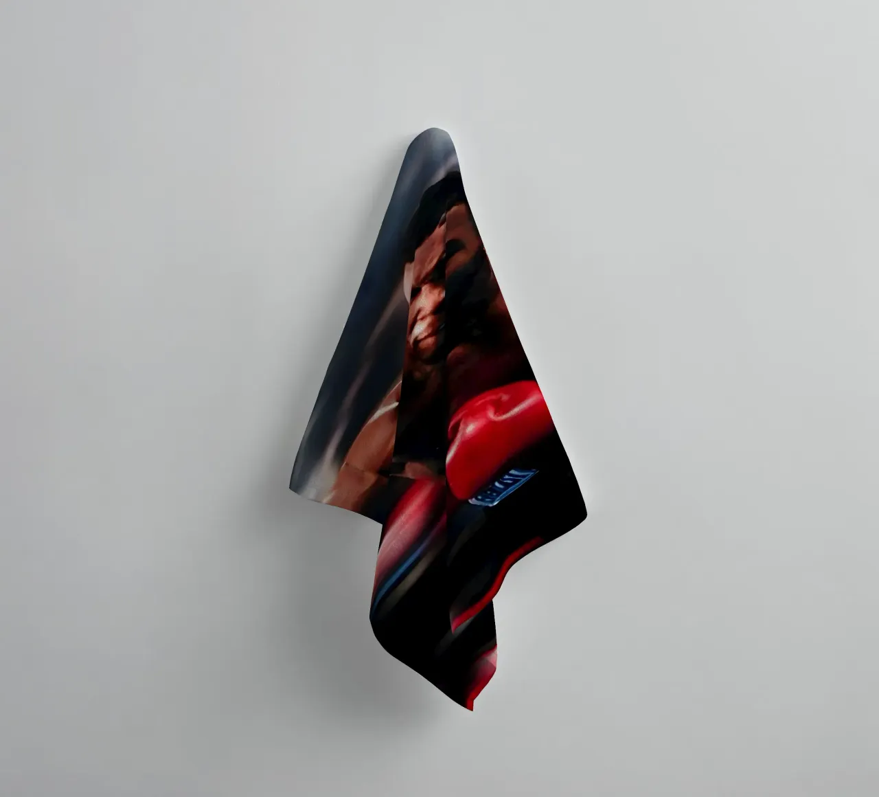 "Mike Tyson asciugamano da bagno da Low poly art
