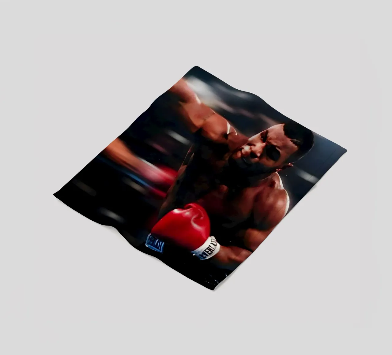 "Mike Tyson fleece blanket by Low poly art