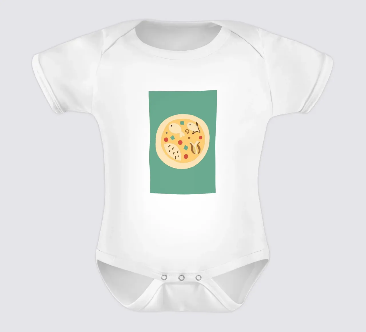 Heerlijk koken babyrompertje korte mouwen van TRENDY POSTER SHOP
