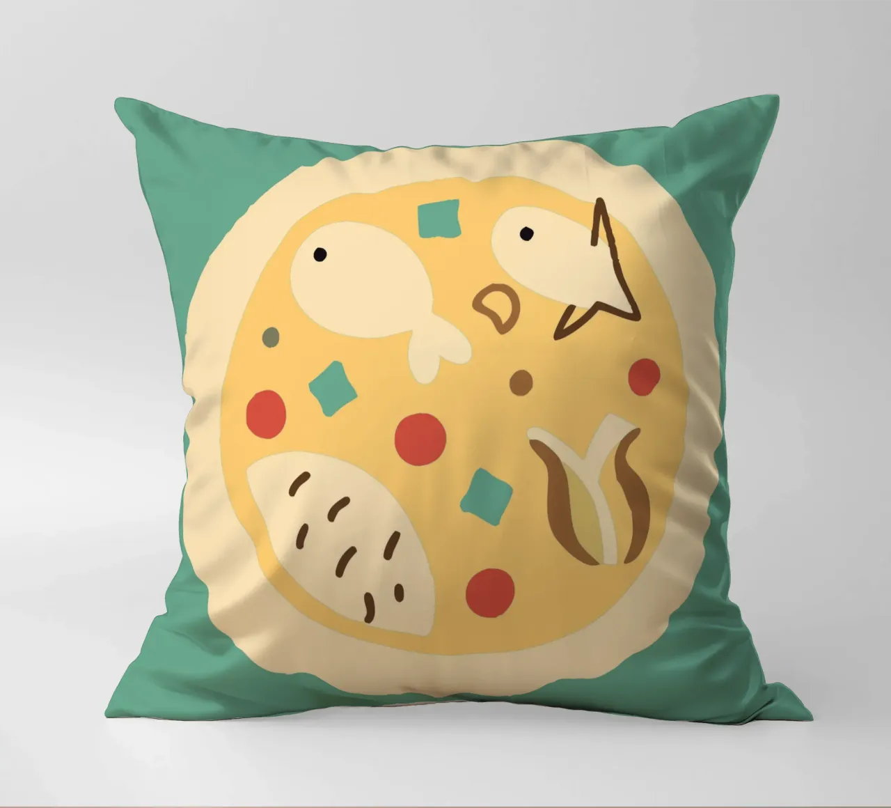 Delicious Food Cooking decorative cushion by TRENDY POSTER SHOP