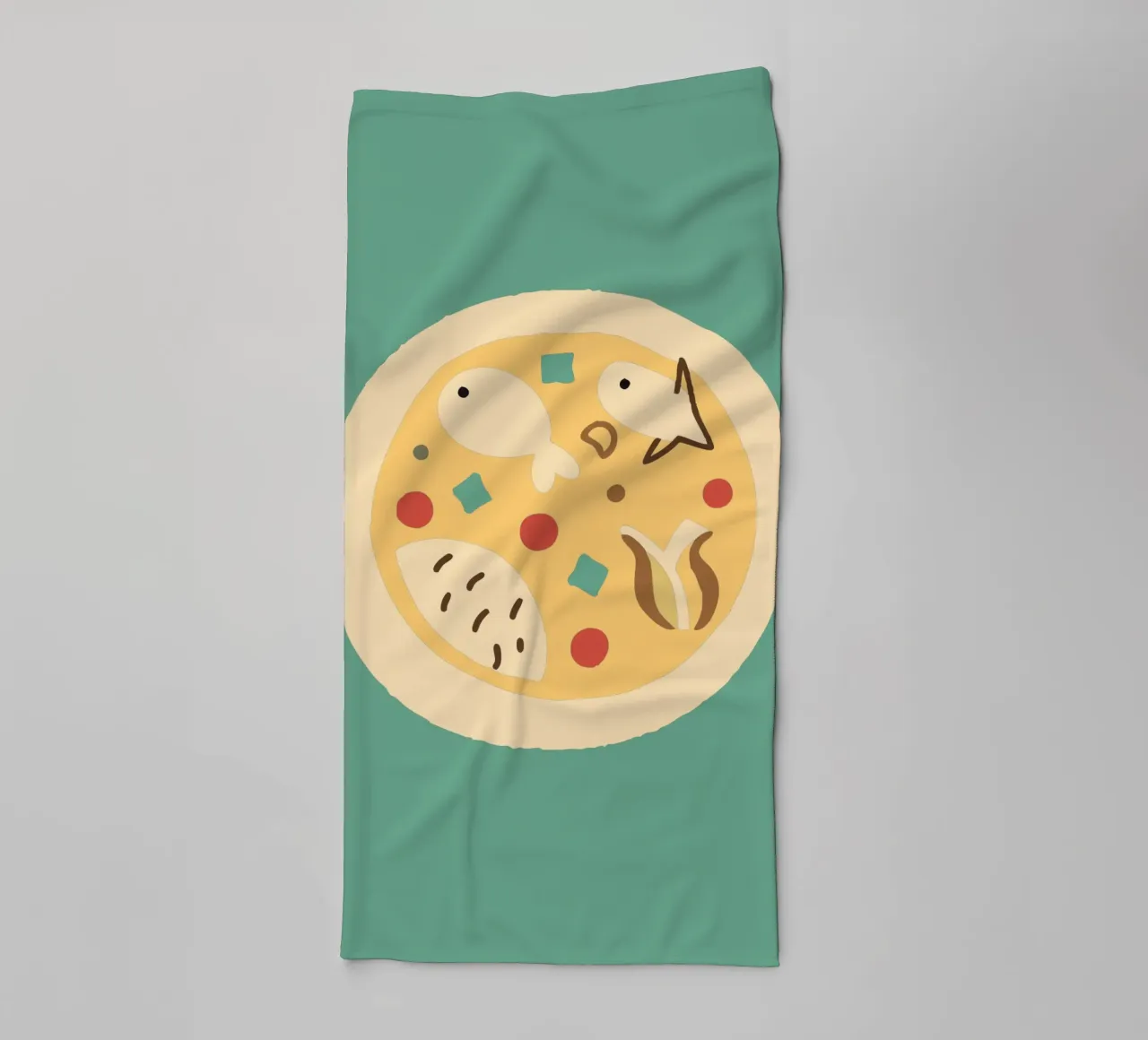 Cucina deliziosa asciugamano da bagno da TRENDY POSTER SHOP