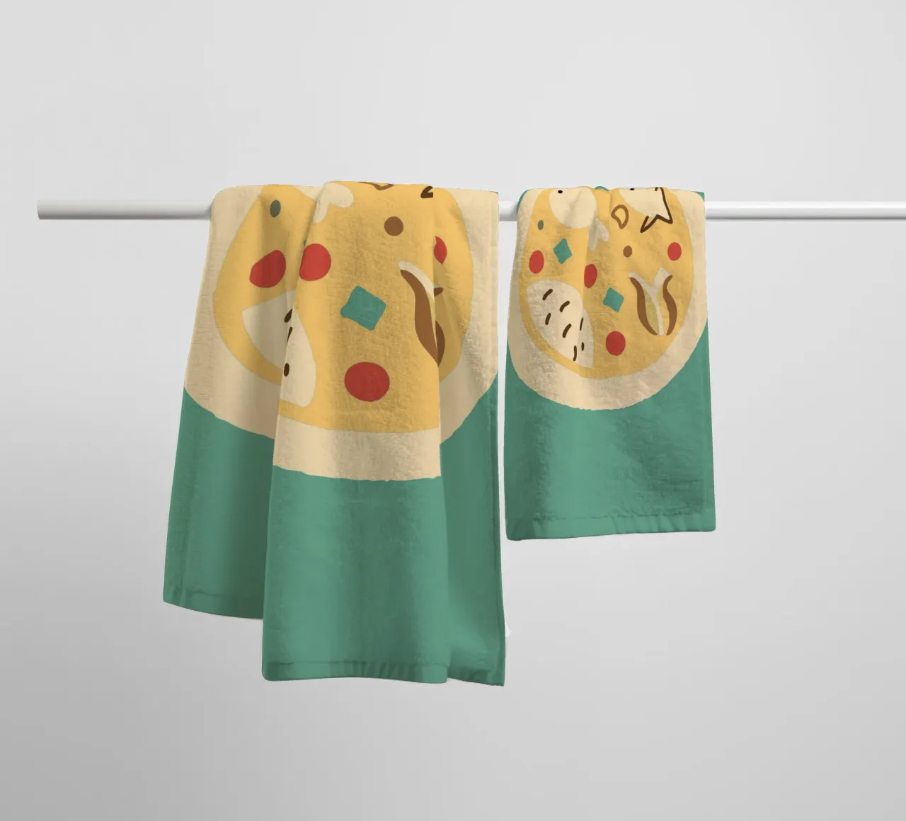 Cucina deliziosa asciugamano da bagno da TRENDY POSTER SHOP