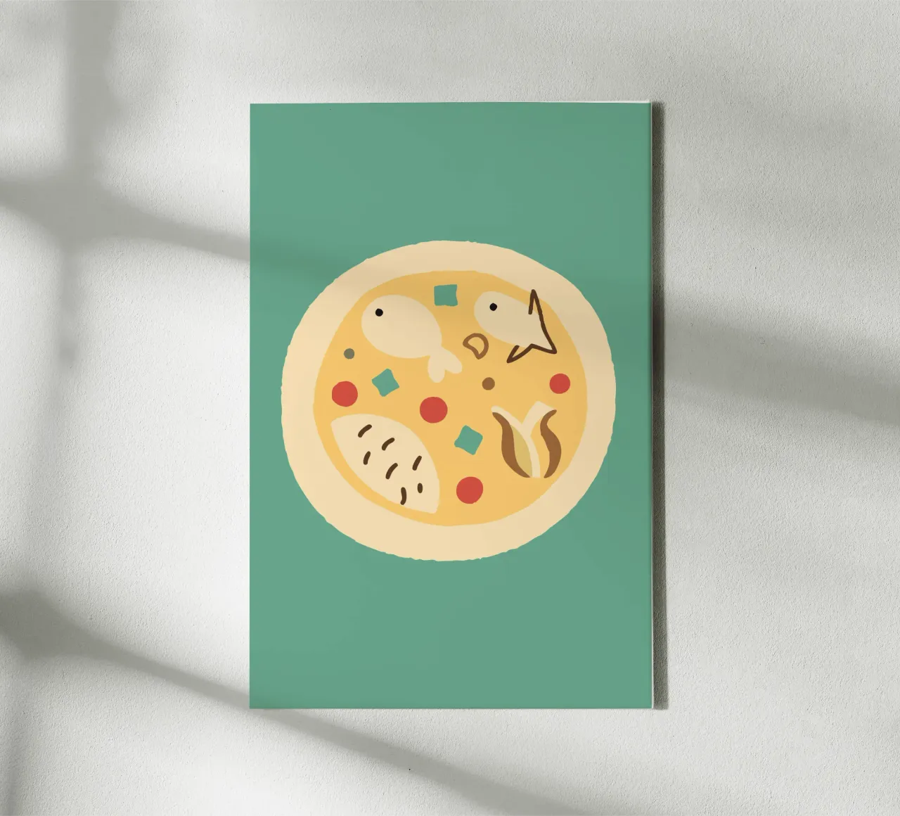 Heerlijk koken canvas met Baklijst van TRENDY POSTER SHOP