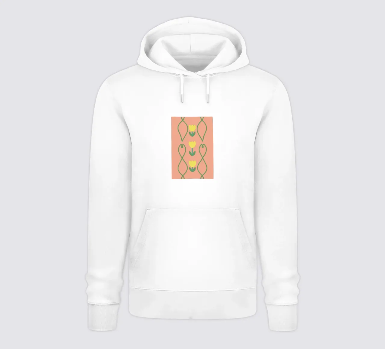 Modello a fiori felpa con cappuccio da TRENDY POSTER SHOP