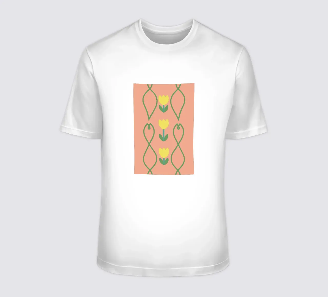 Modello a fiori t-shirt da TRENDY POSTER SHOP