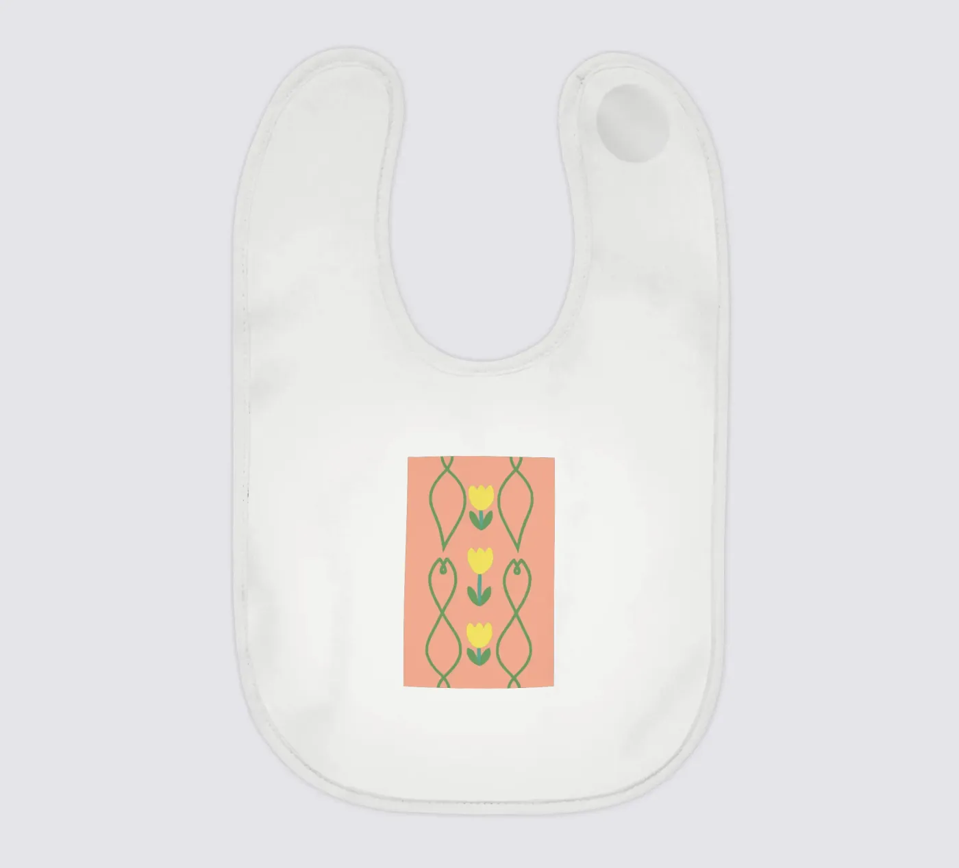 Blumenmuster Babylätzchen von TRENDY POSTER SHOP
