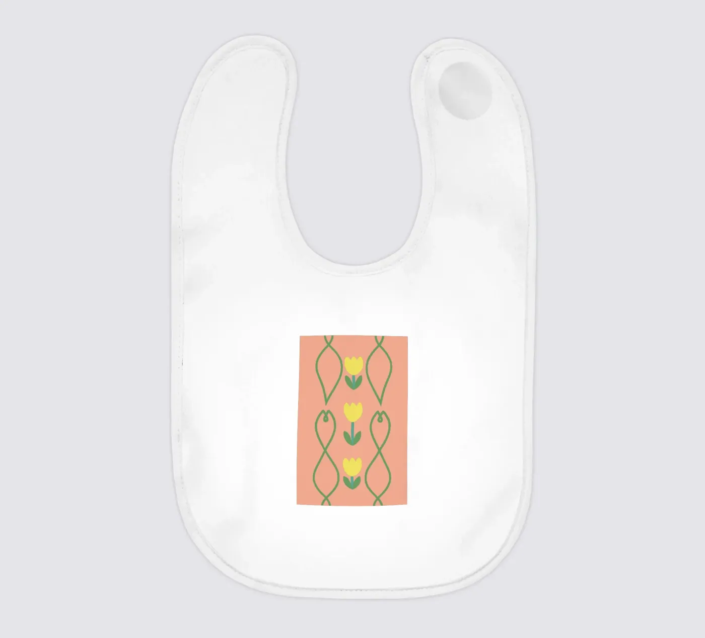 Blumenmuster Babylätzchen von TRENDY POSTER SHOP