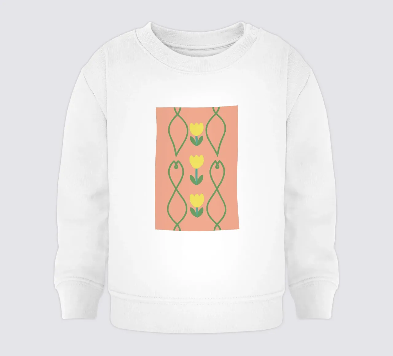 Modello a fiori felpa neonato da TRENDY POSTER SHOP