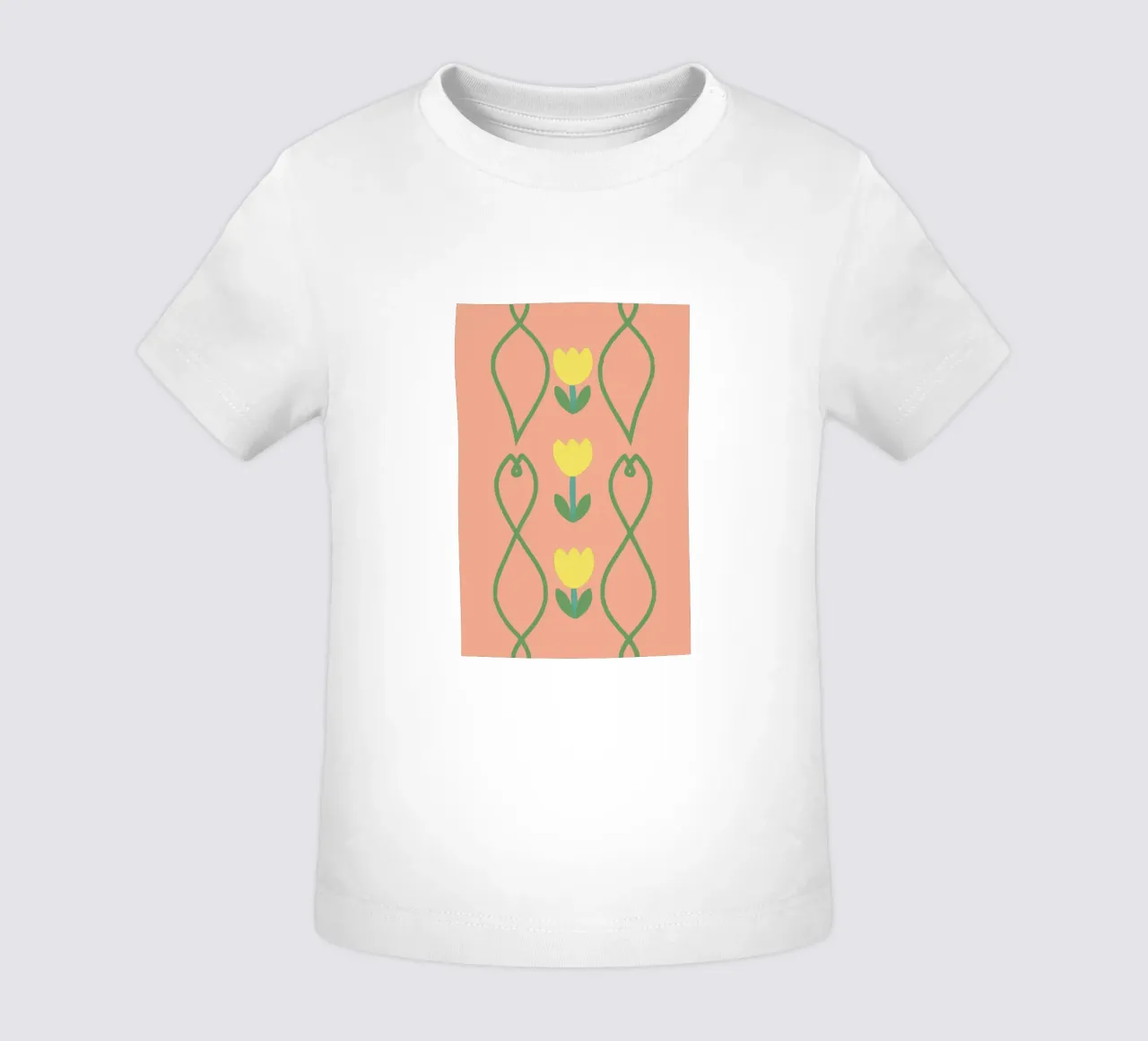 Modello a fiori maglietta neonato da TRENDY POSTER SHOP