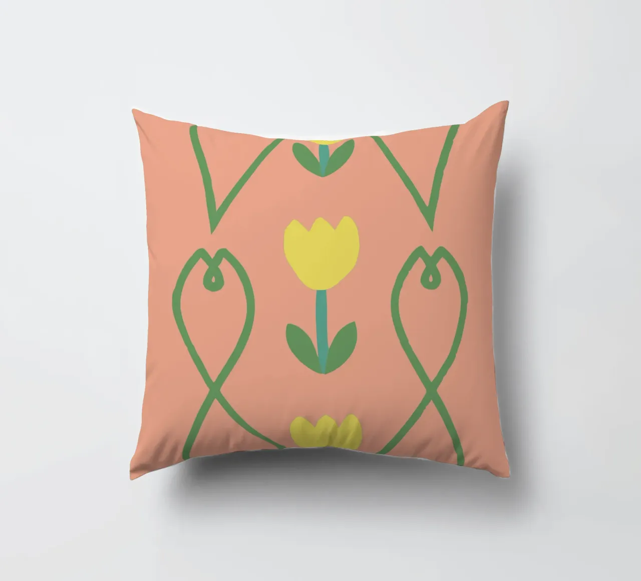 Modello a fiori cuscino da TRENDY POSTER SHOP