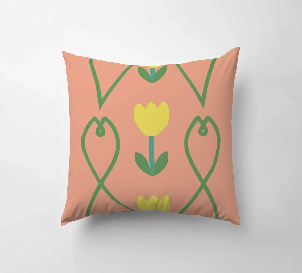 Modello a fiori cuscino da TRENDY POSTER SHOP