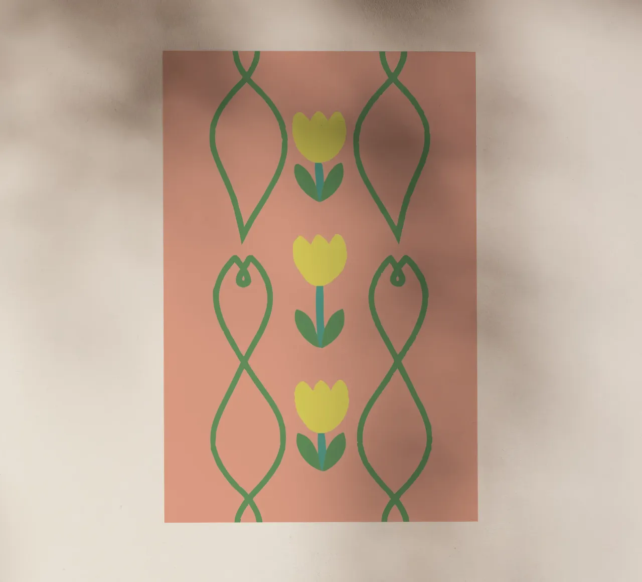 Modello a fiori pellicola backlit da TRENDY POSTER SHOP