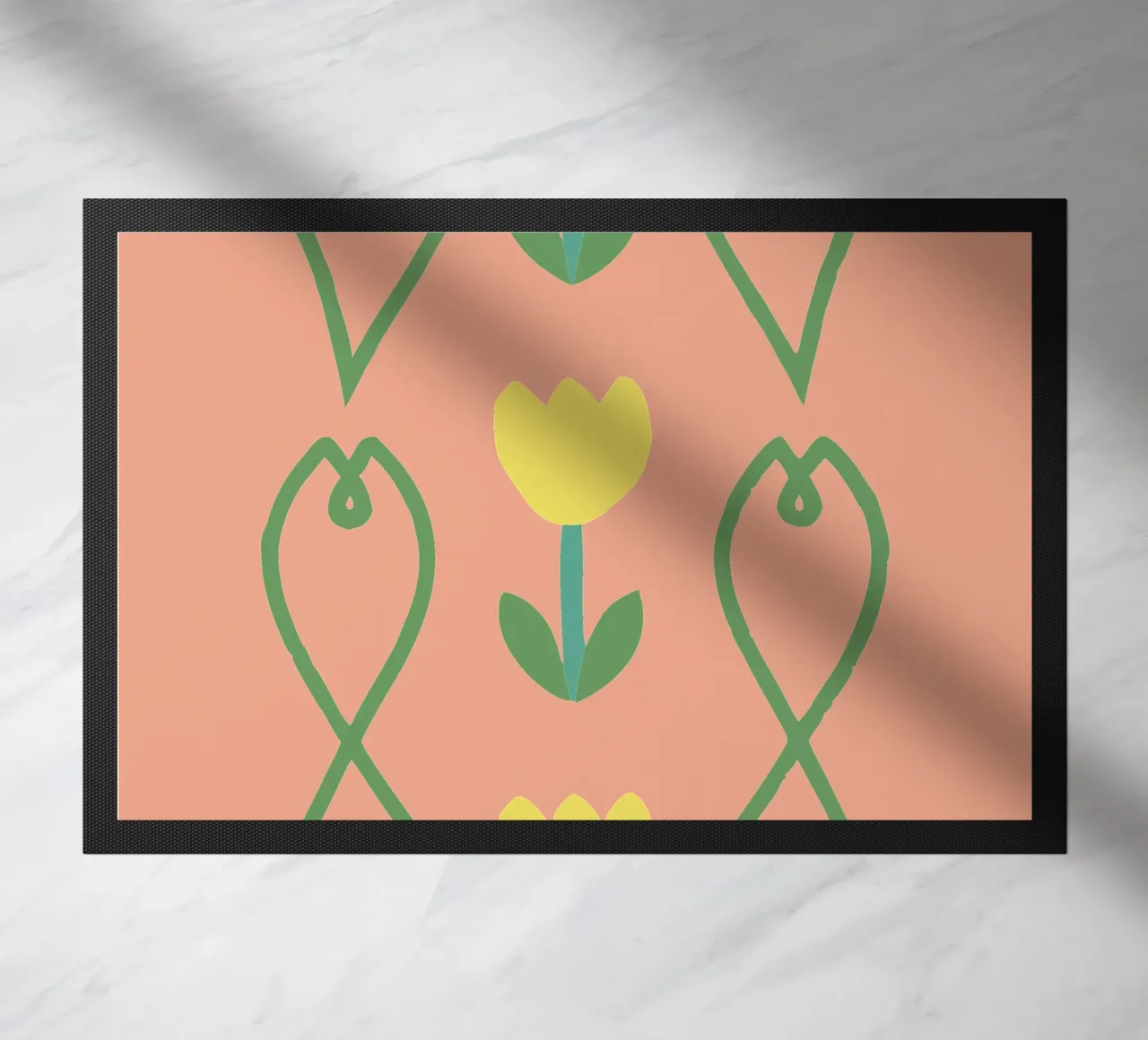 Modello a fiori zerbino da TRENDY POSTER SHOP