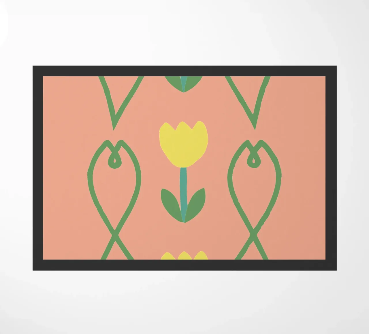 Modello a fiori zerbino da TRENDY POSTER SHOP