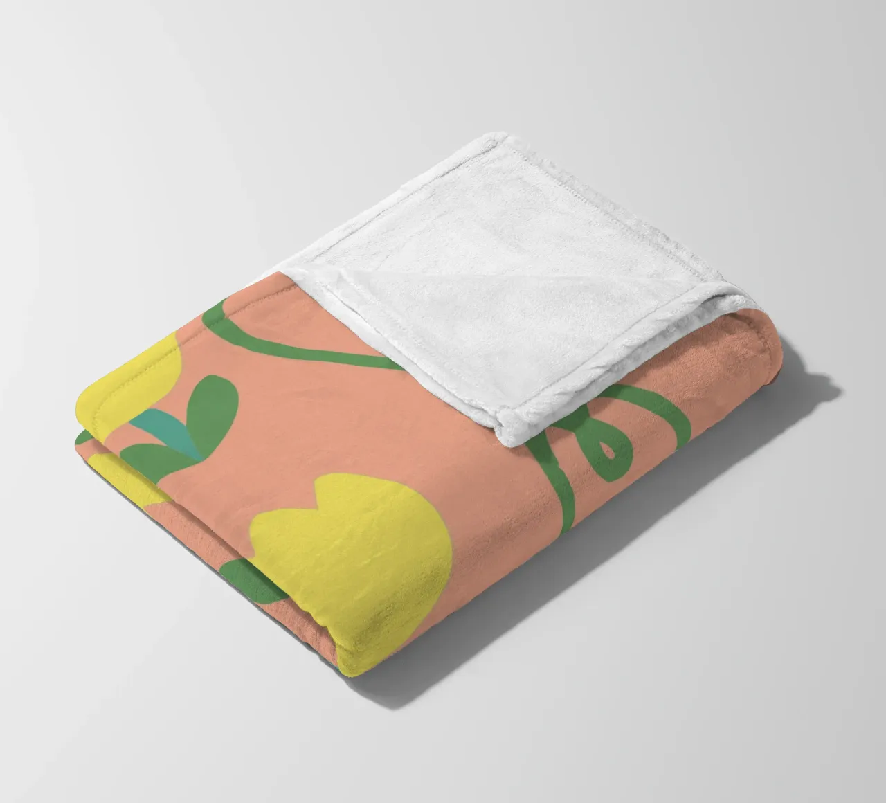 Modello a fiori coperta in pile da TRENDY POSTER SHOP